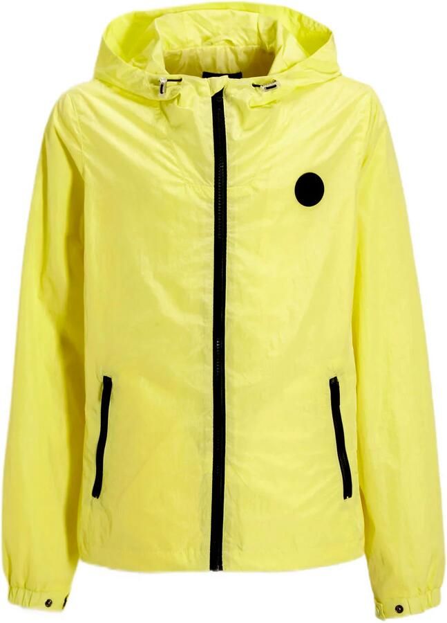 BLACK BANANAS zomerjas lime groen Geel Jongens Nylon Capuchon Effen 128
