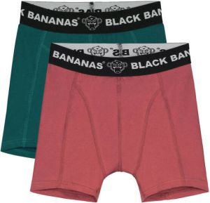 BLACK BANANAS boxershort set van 2 groen rood
