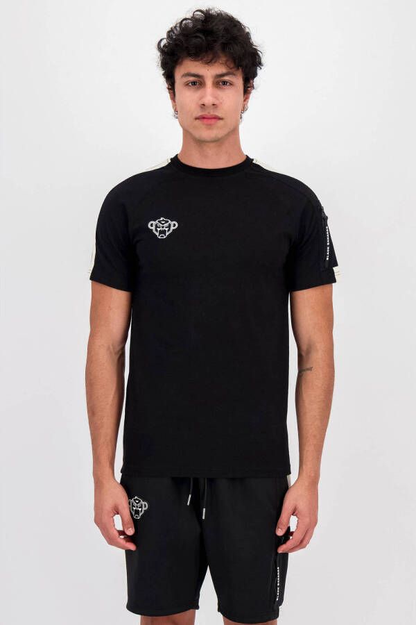 BLACK BANANAS gestreept T-shirt GYBE black