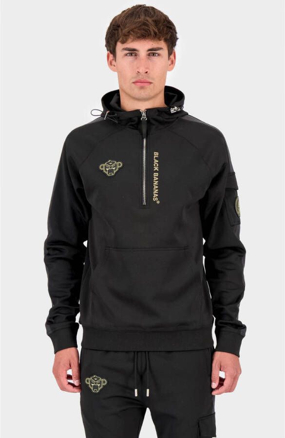 BLACK BANANAS hoodie met logo black