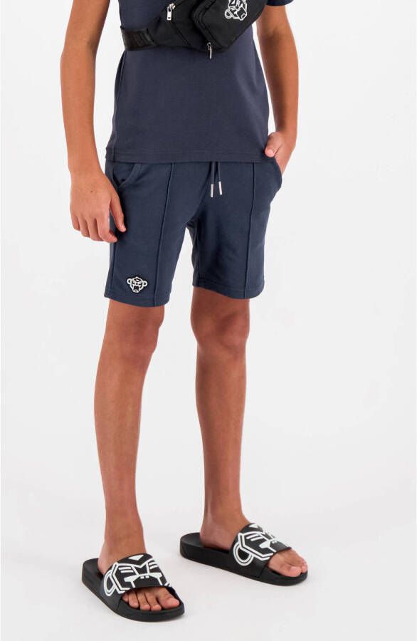 BLACK BANANAS regular fit sweatshort donkerblauw