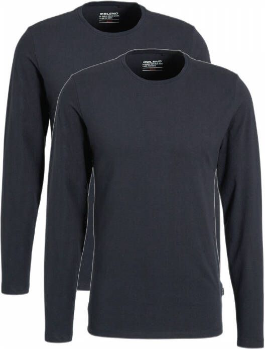 Blend Shirt met lange mouwen DintonBH (Set van 2)