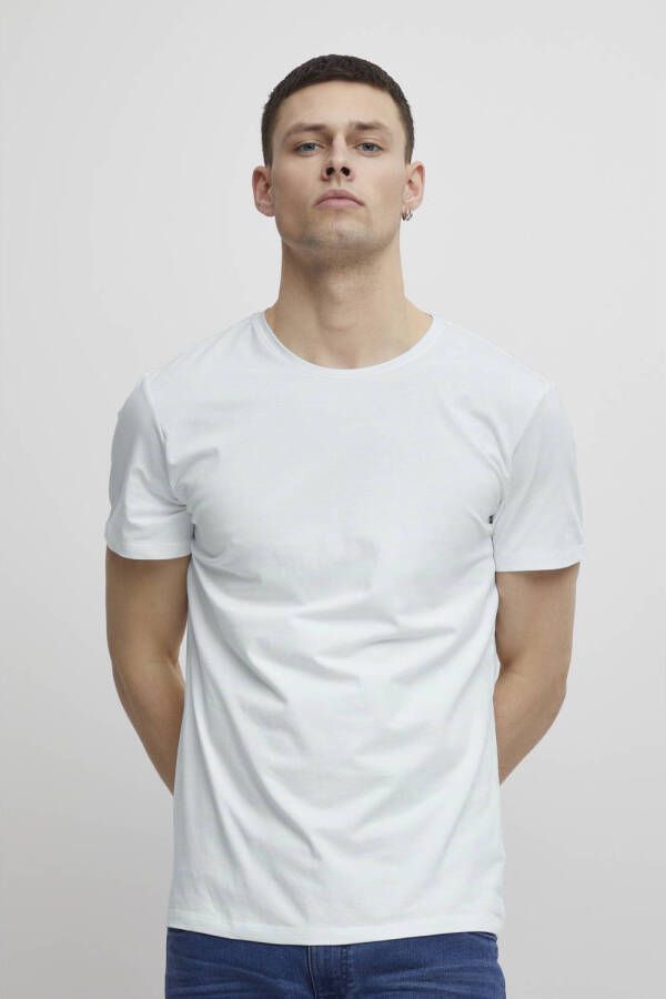 Blend basic T-shirt (set van 2) wit