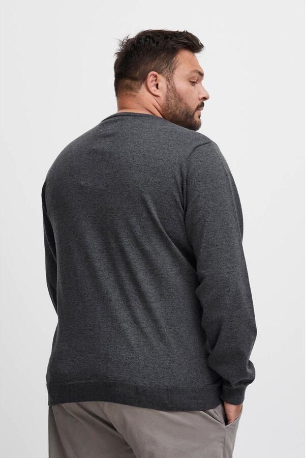 Blend Big gemêleerde gebreide trui Plus Size black - Foto 2