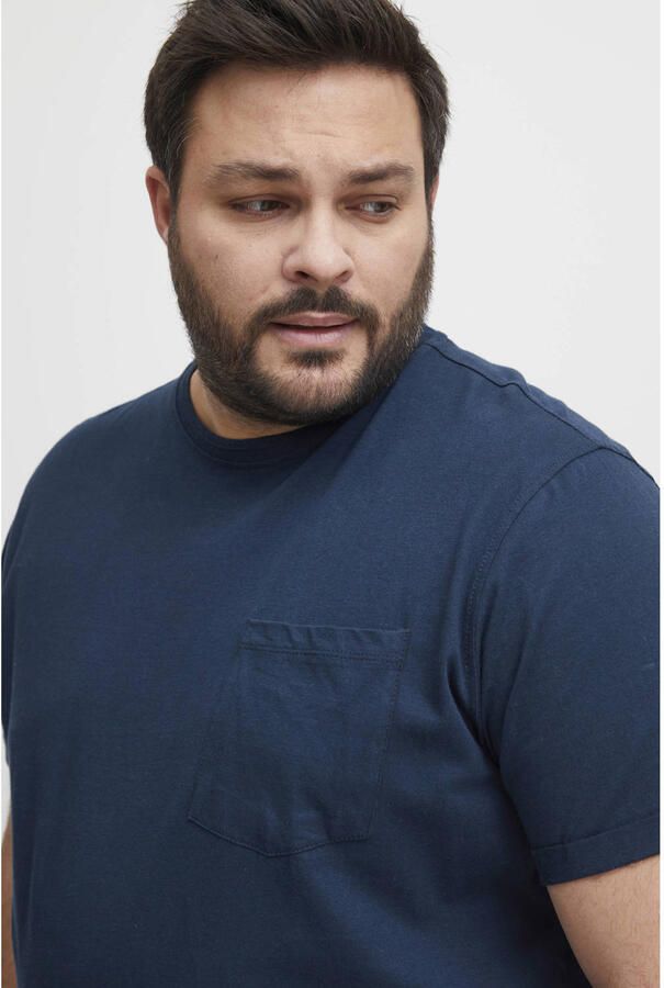 Blend Big T-shirt Plus Size van katoen dress blues - Foto 2