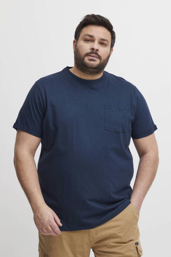 Blend Big T-shirt Plus Size van katoen dress blues