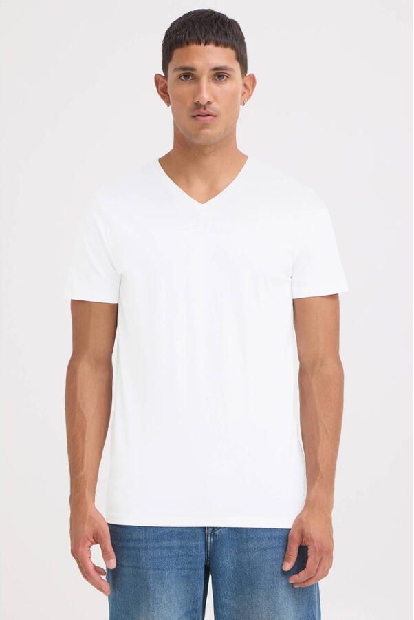 Blend basic T-shirt (set van 2) wit