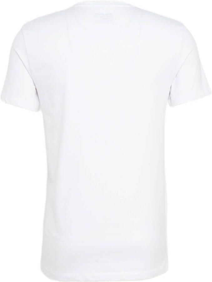 Blend basic T-shirt (set van 2) wit - Foto 4