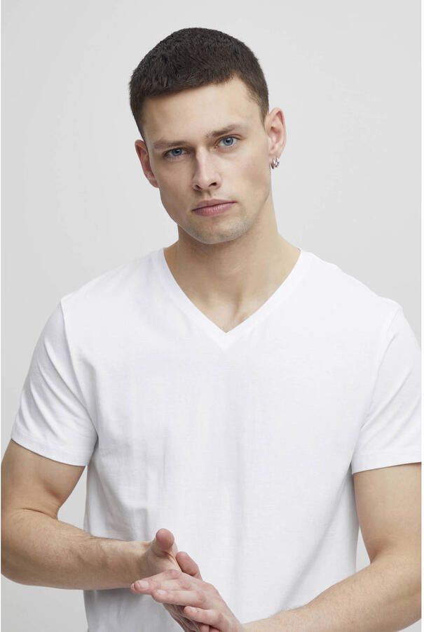 Blend basic T-shirt (set van 2) wit