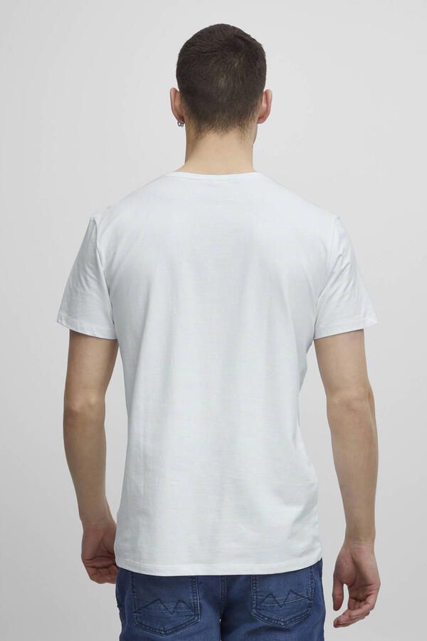 Blend basic T-shirt (set van 2) wit - Foto 3