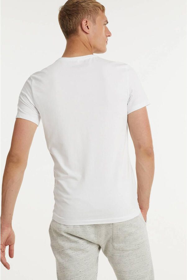 Blend basic T-shirt (set van 2) wit - Foto 2