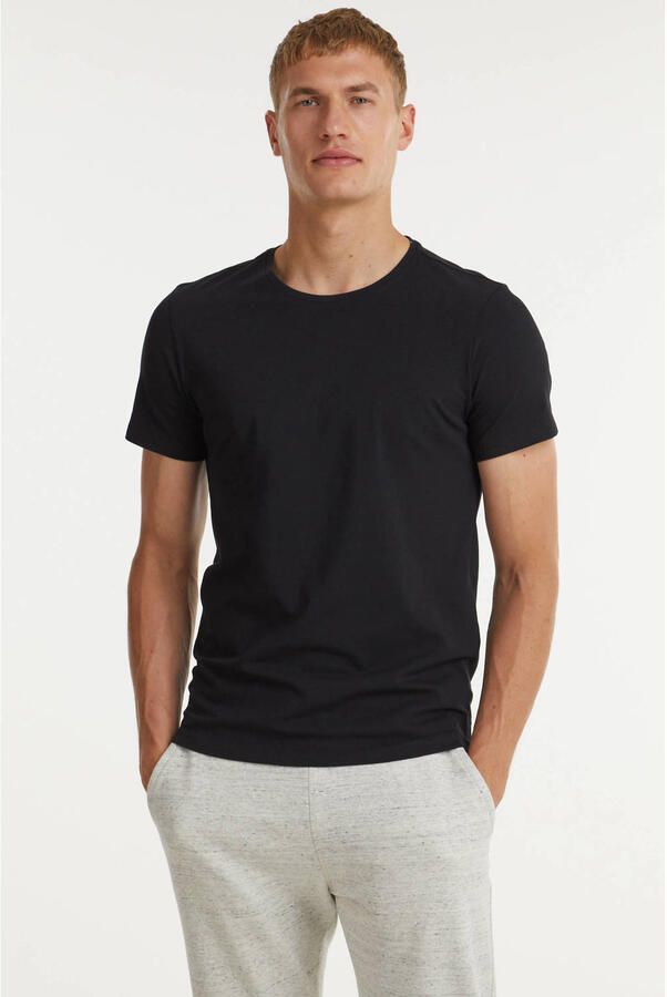 Blend basic T-shirt (set van 2) zwart - Foto 2