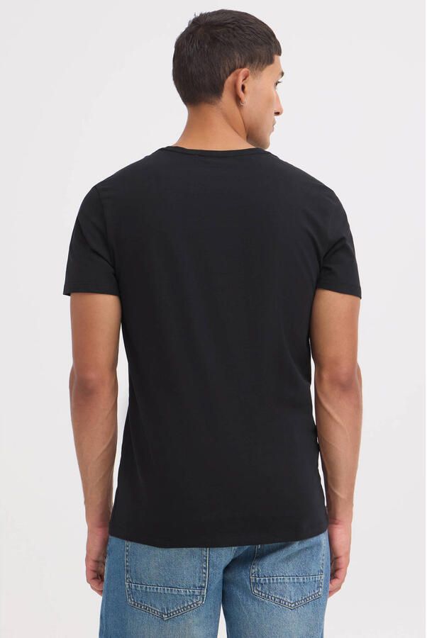 Blend basic T-shirt (set van 2) zwart - Foto 2