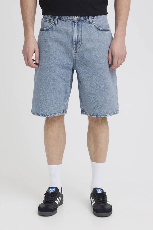 Blend BHBREEZE denim short lichtblauw