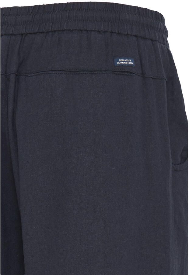Blend wide fit linnen broek met viscosegehalte model 'Malvin' - Foto 2