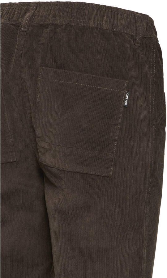 Blend corduroy relaxed fit casual broek donkerbruin - Foto 2