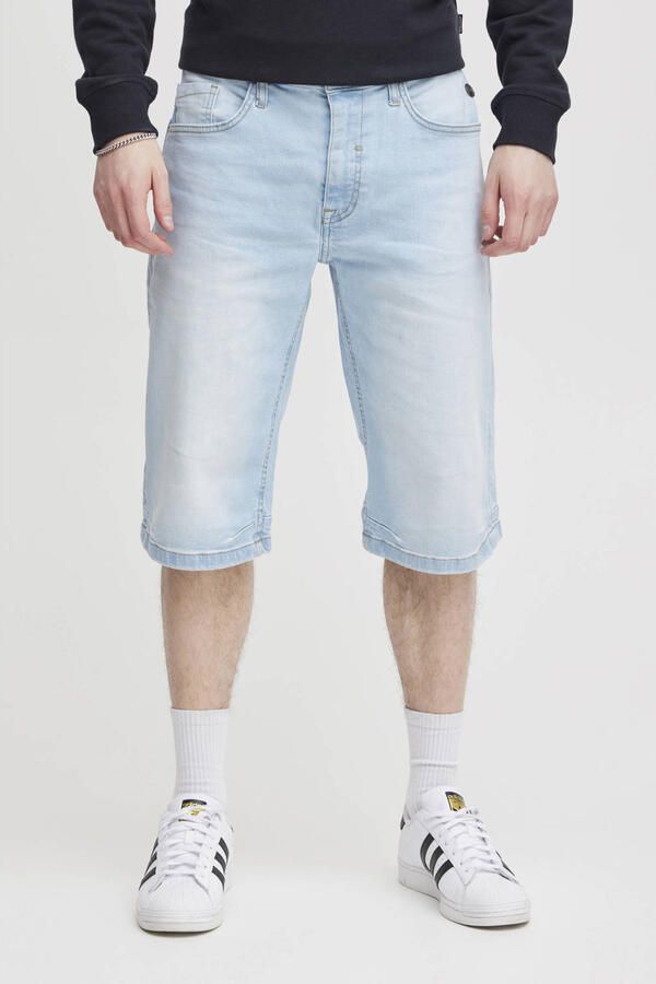 Blend denim regular short lichtblauw