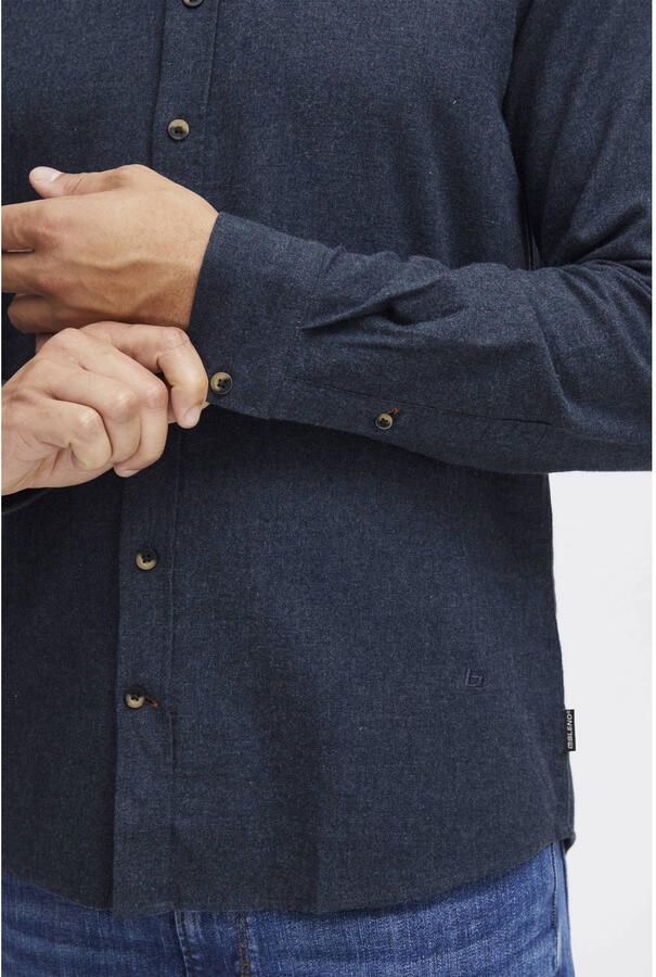 Blend gemêleerd regular fit overhemd BHBurley dress blues - Foto 2