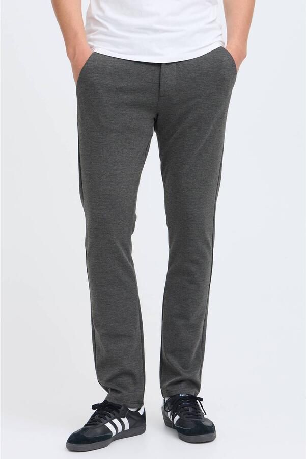 Blend gemêleerde regular fit pantalon BHLangford charcoal mix