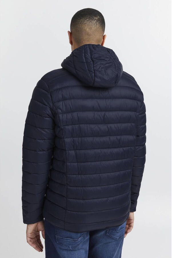 Blend Gewatteerd jack met labelpatch model 'Romsey