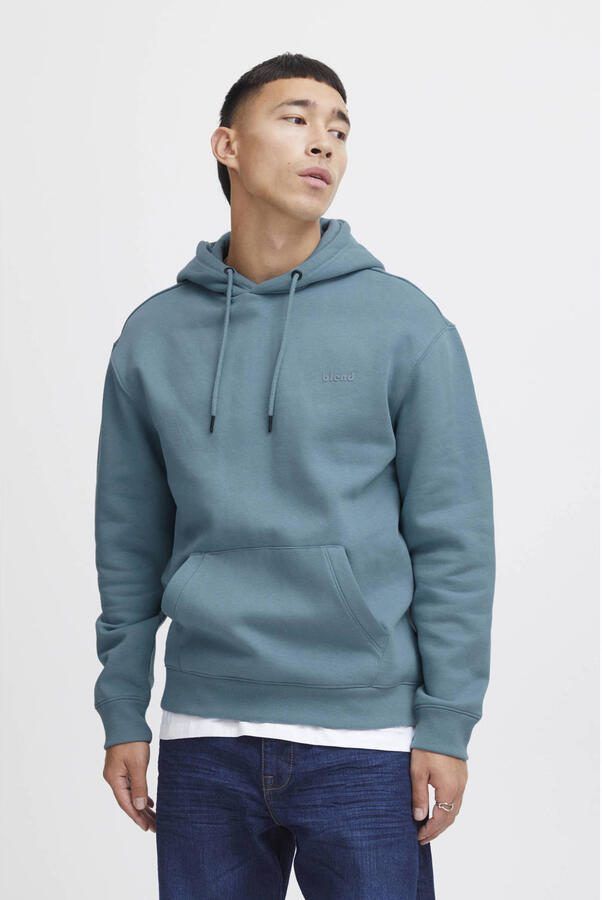 Blend Hoodie met labeldesign model 'Downton'