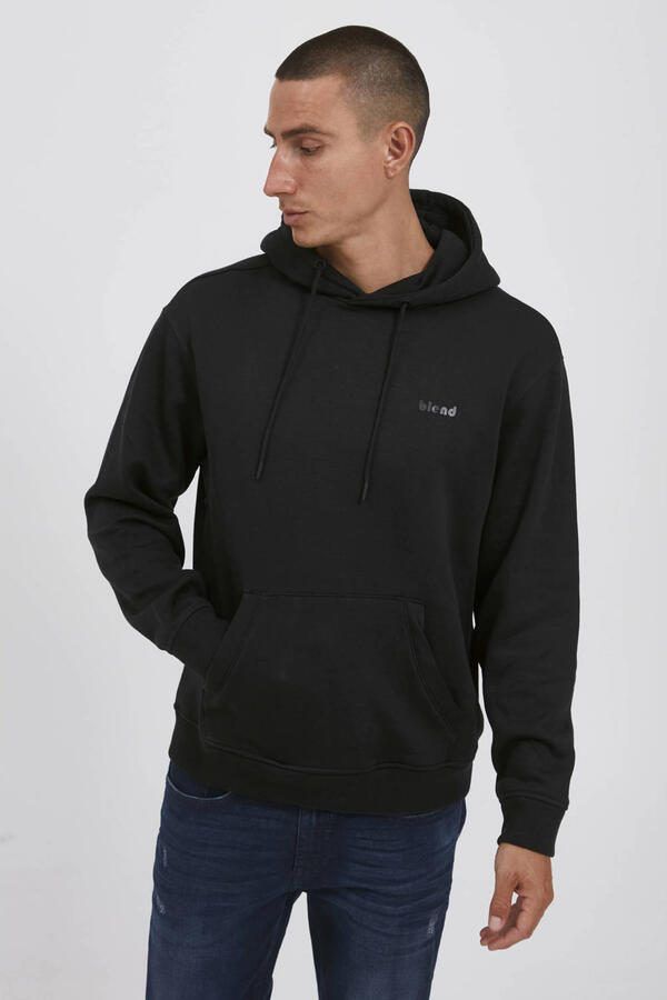 Blend Hoodie met labeldesign model 'Downton'