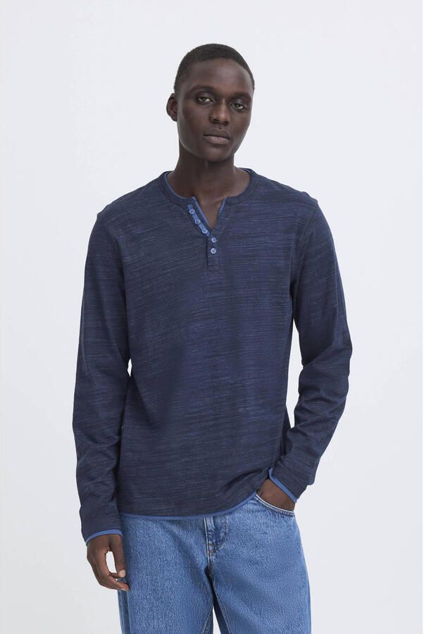 Blend longsleeve donkerblauw - Foto 2