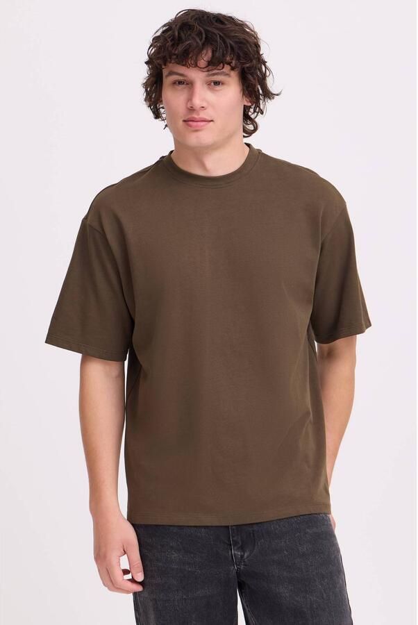 Blend oversized T-shirt donkerbruin - Foto 2