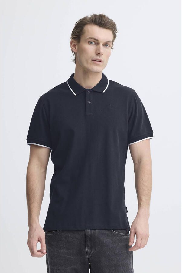 Blend polo donkerblauw