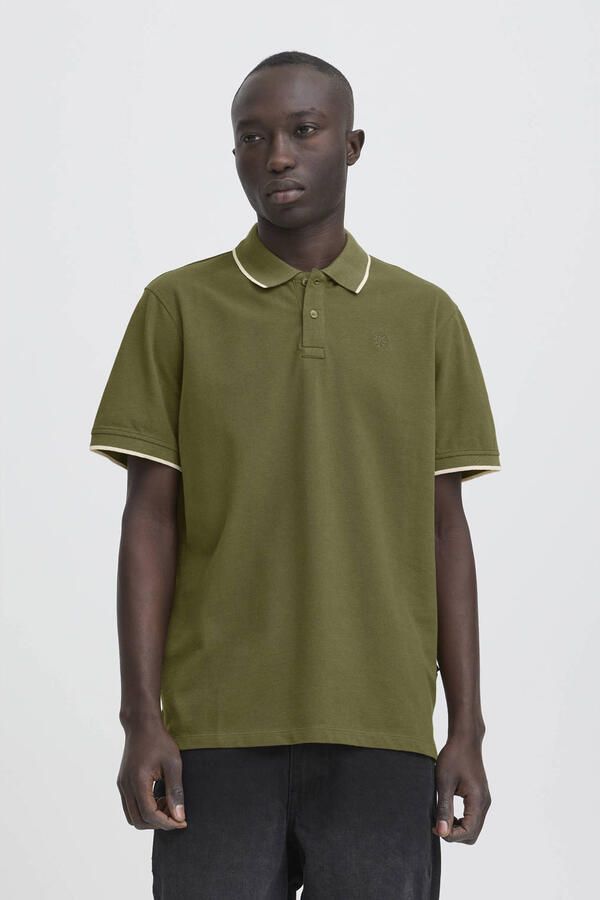 Blend Regular fit poloshirt met gestikt logo model 'Hedin'
