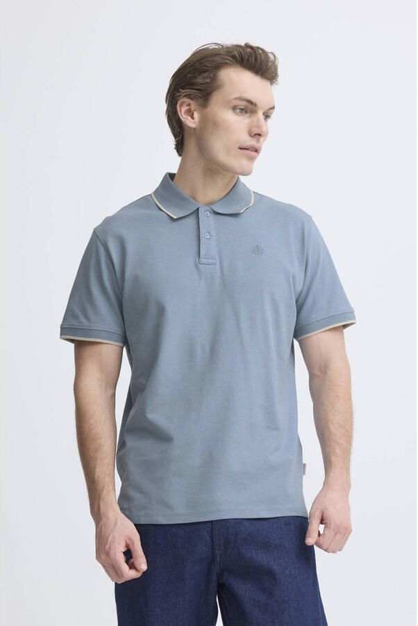 Blend Regular fit poloshirt met gestikt logo model 'Hedin'