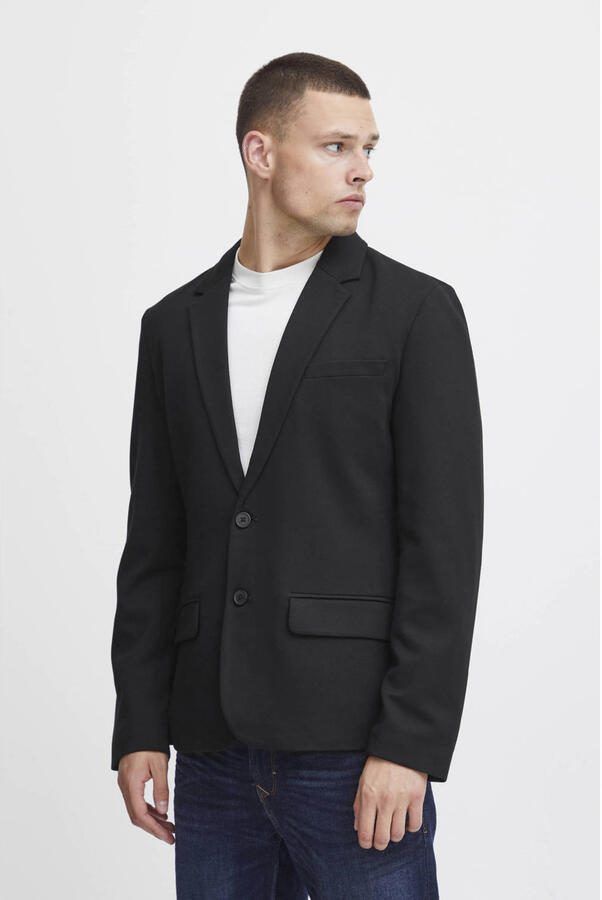 Blend regular fit colbert BHLANGFORD zwart