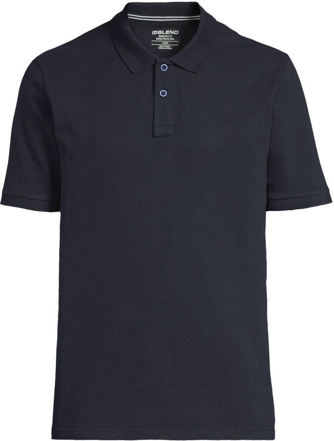 Blend regular polo donkerblauw