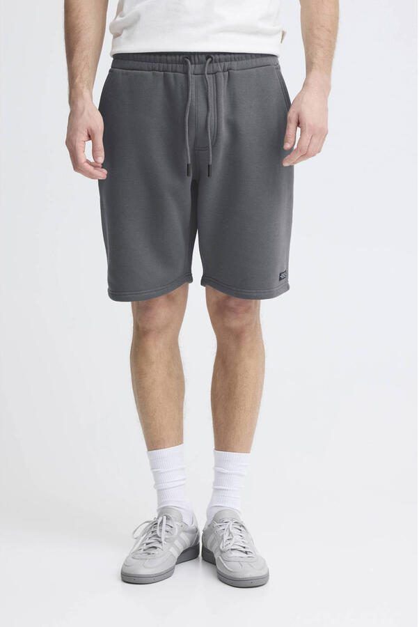 Blend regular sweatshort grijs