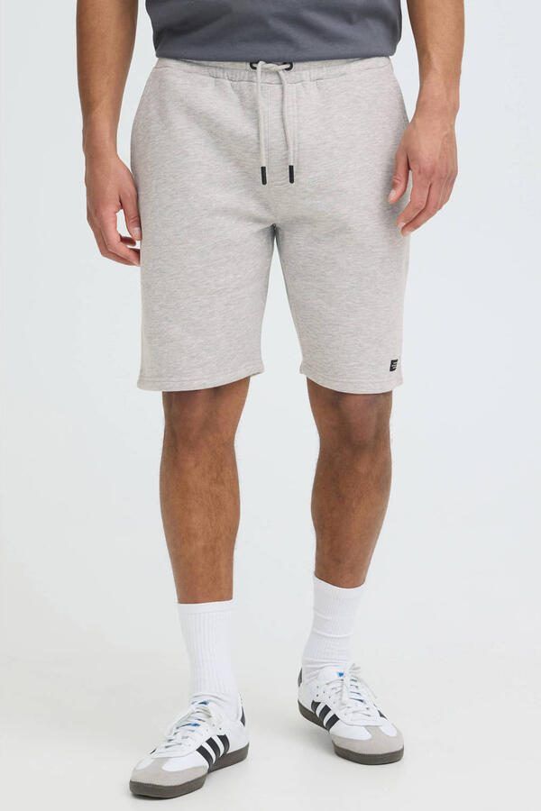 Blend regular sweatshort grijs