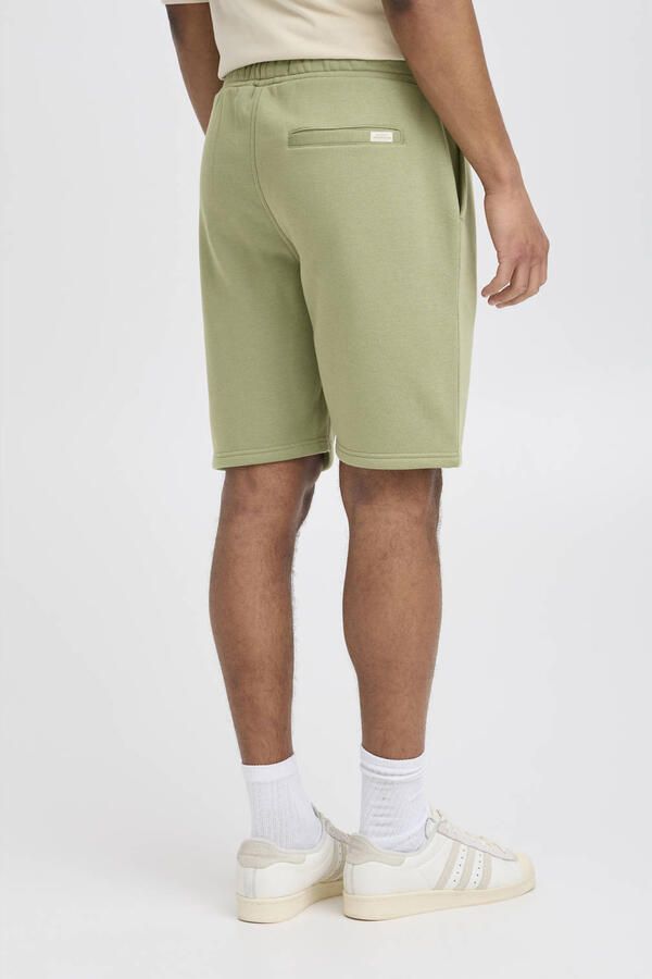 Blend Korte regular fit sweatshorts met labelpatch - Foto 2