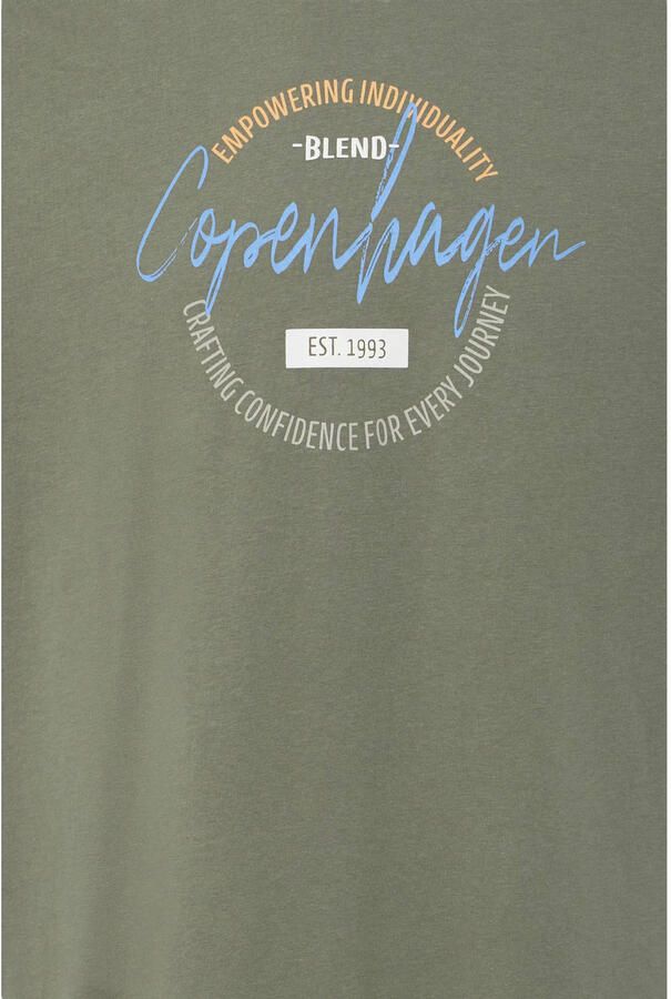 Blend regular T-shirt groen - Foto 2