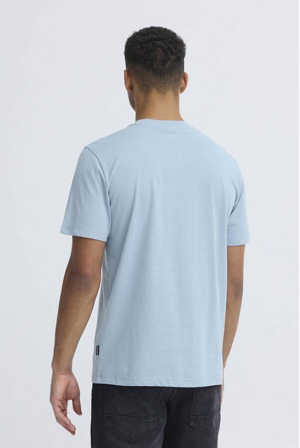 Blend regular T-shirt lichtblauw - Foto 3