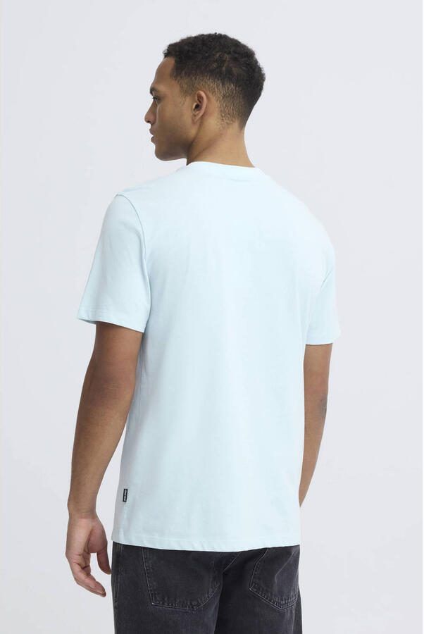 Blend regular T-shirt lichtblauw - Foto 3