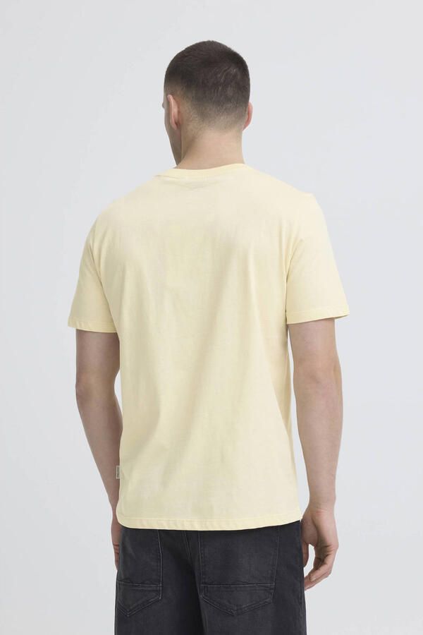 Blend regular T-shirt lichtgeel - Foto 2