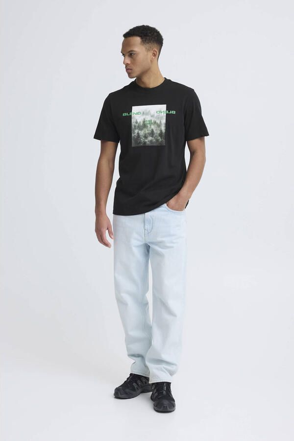 Blend regular T-shirt zwart - Foto 2