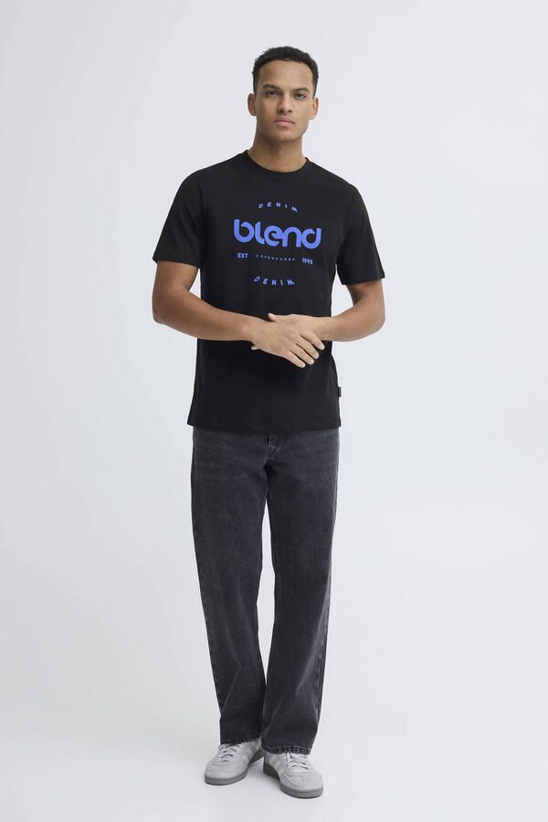 Blend regular T-shirt zwart - Foto 3
