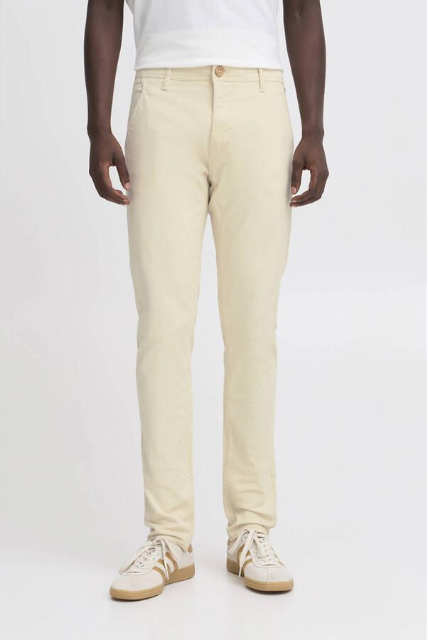 Blend slim fit chino BHNATAN ecru