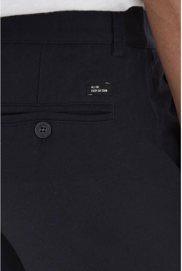 Blend slim fit chino donkerblauw