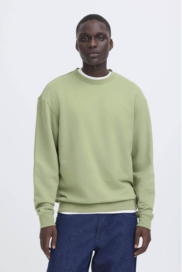 Blend sweater lichtgroen