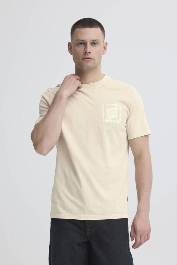 Blend T-shirt beige