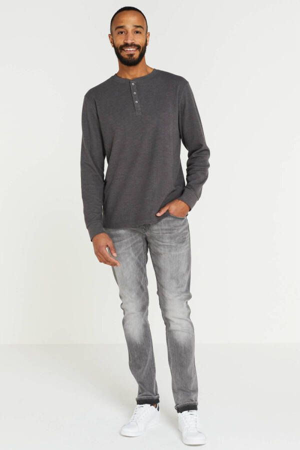 Blend Shirt met lange mouwen en knoopsluiting