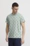 Blend regular fit T-shirt met all over print jadeite - Thumbnail 1