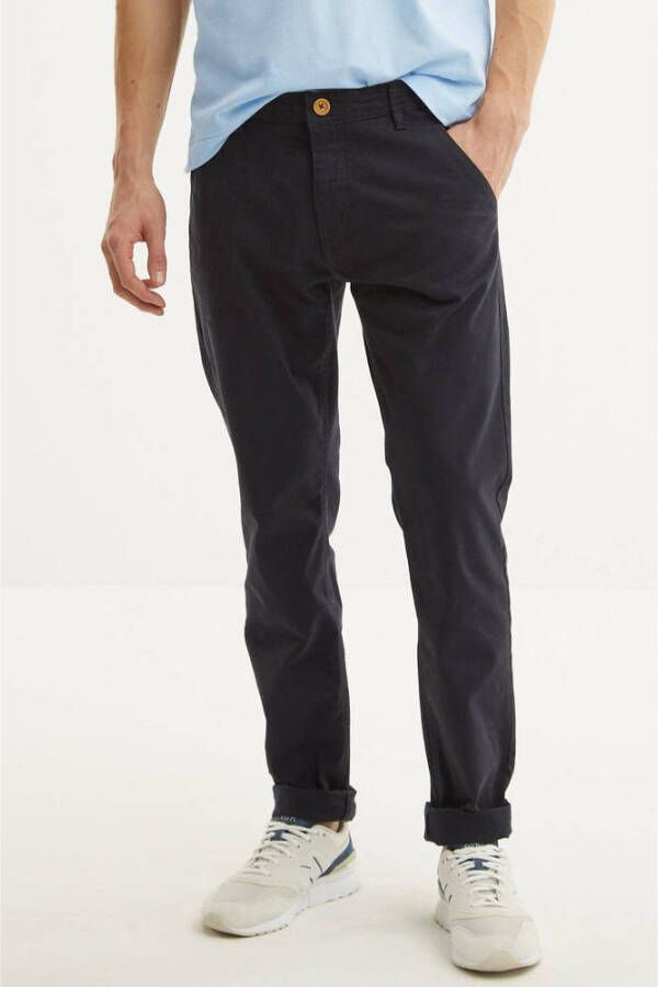 Blend slim fit chino BHNATAN donkerblauw