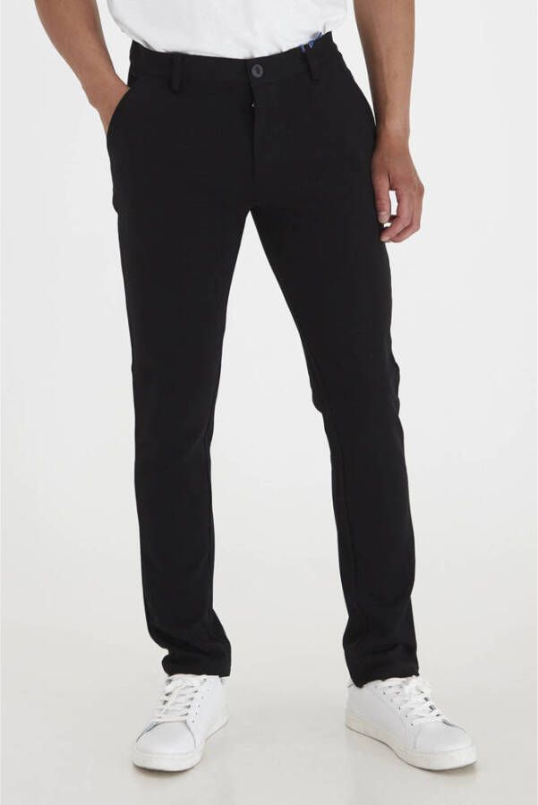 Blend slim fit chino zwart
